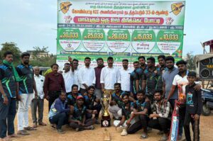 CSK Global Foundation Supports 33rd Kovilpatti KCC One-Town Cricket Tournament