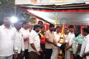 CSK Global Foundation Awards ₹50,001 at Ayyanar Temple Cricket Tournament