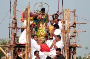 CSK Global Foundation Founder Honoured at Muthumariamman Temple Maha Kumbabhishekam, Pudukkottai